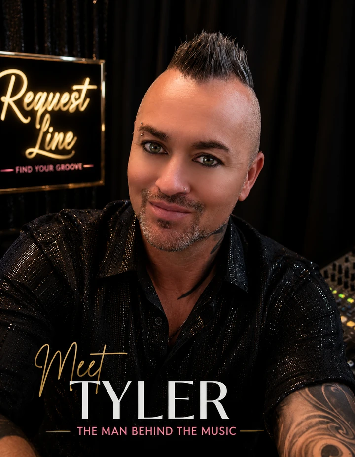 Tyler, Request Line Duo's sound engineer, website designer, and creative support